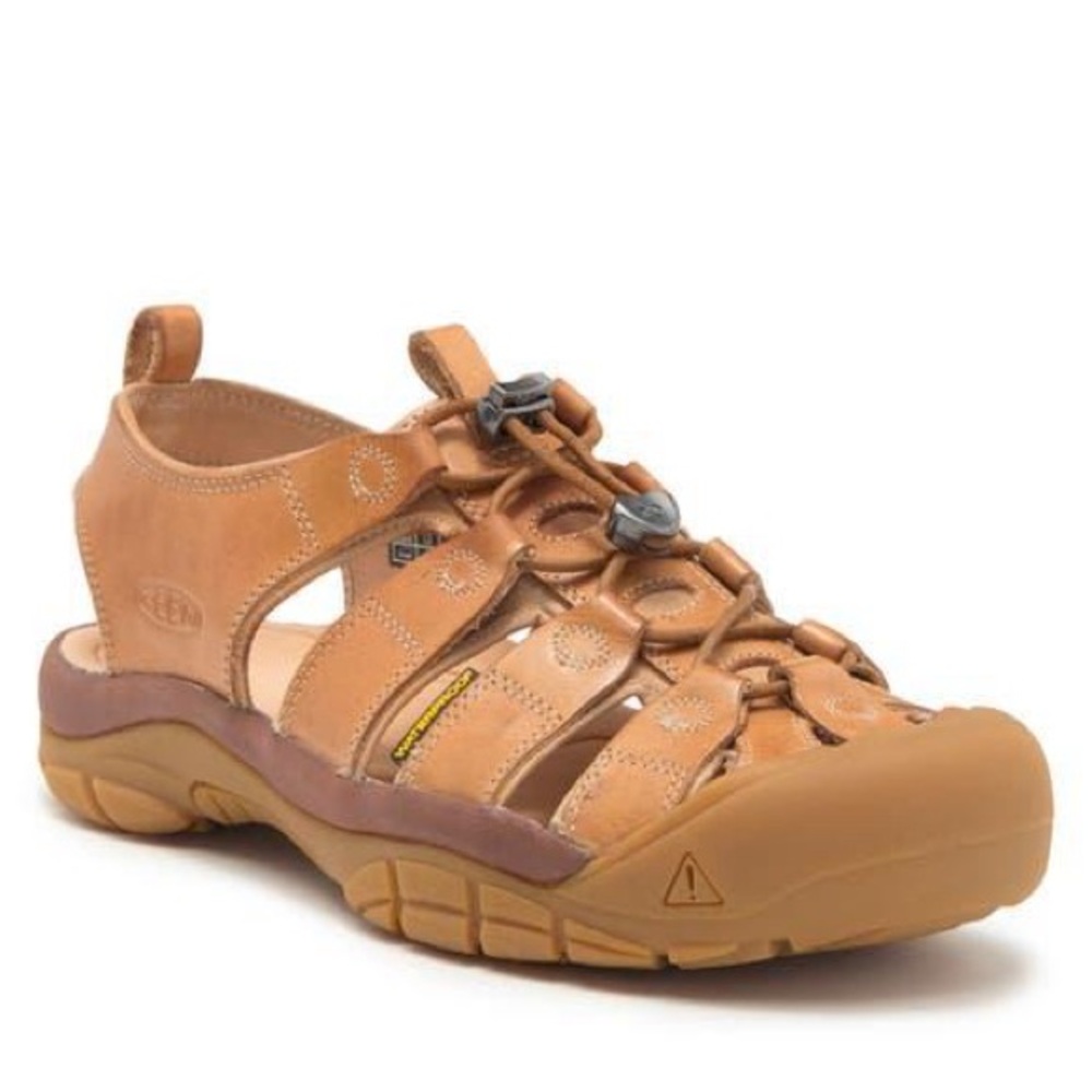 Keen Newport Tan Brown Waterproof Leather Sandal 20 Year Limited Edition Size 12